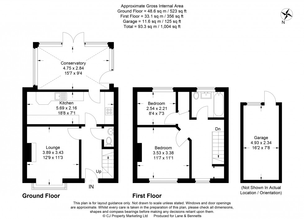Floorplan for Meppershall, Shefford, Bedfordshire