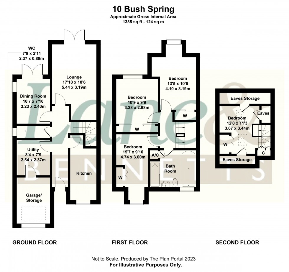Floorplan for Bush Spring, Baldock, Hertfordshire