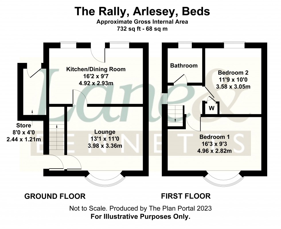 Floorplan for The Rally, Arlesey, Bedfordshire
