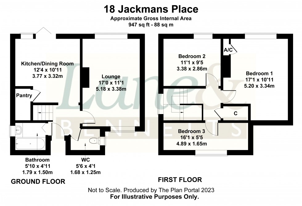 Floorplan for Jackmans Place, Letchworth Garden City, Hertfordshire