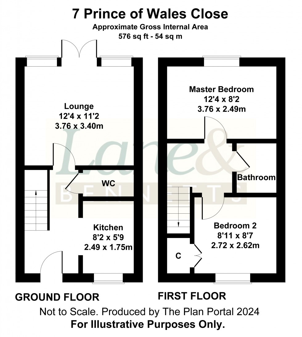Floorplan for Prince of Wales Close, Arlesey, Bedfordshire